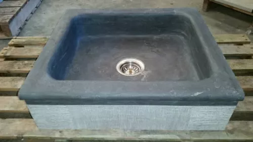 Stones4u Spoelbak hardsteen gefrijnd Amsterdam (759089)