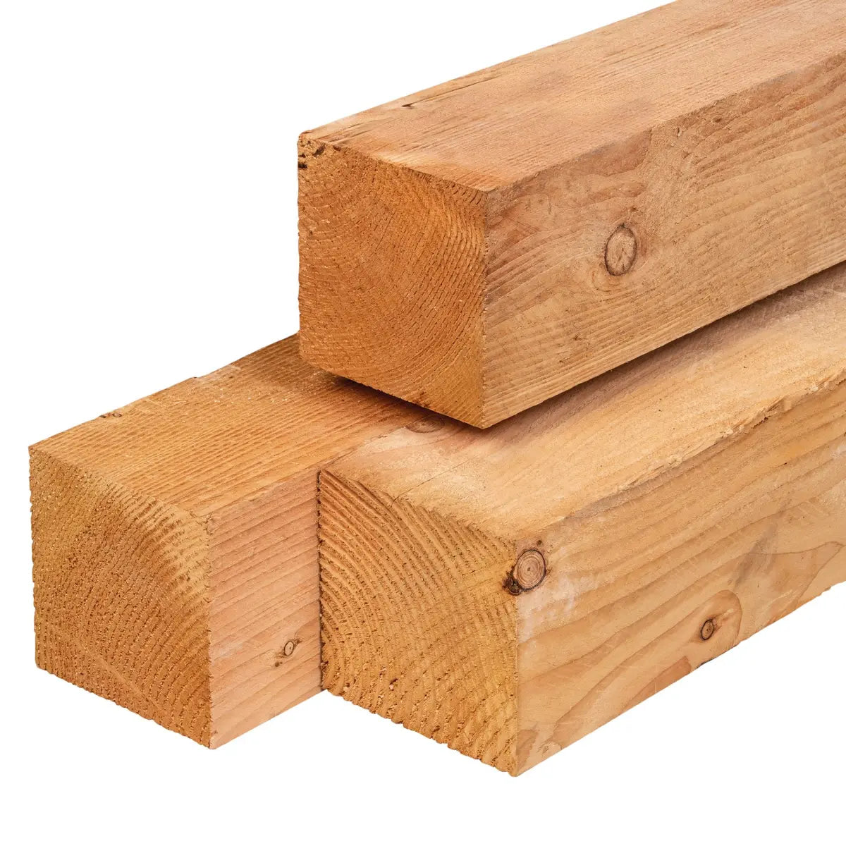 Paal Douglas Ongedroogd en Fijnbezaagd 15,0x15,0x400cm