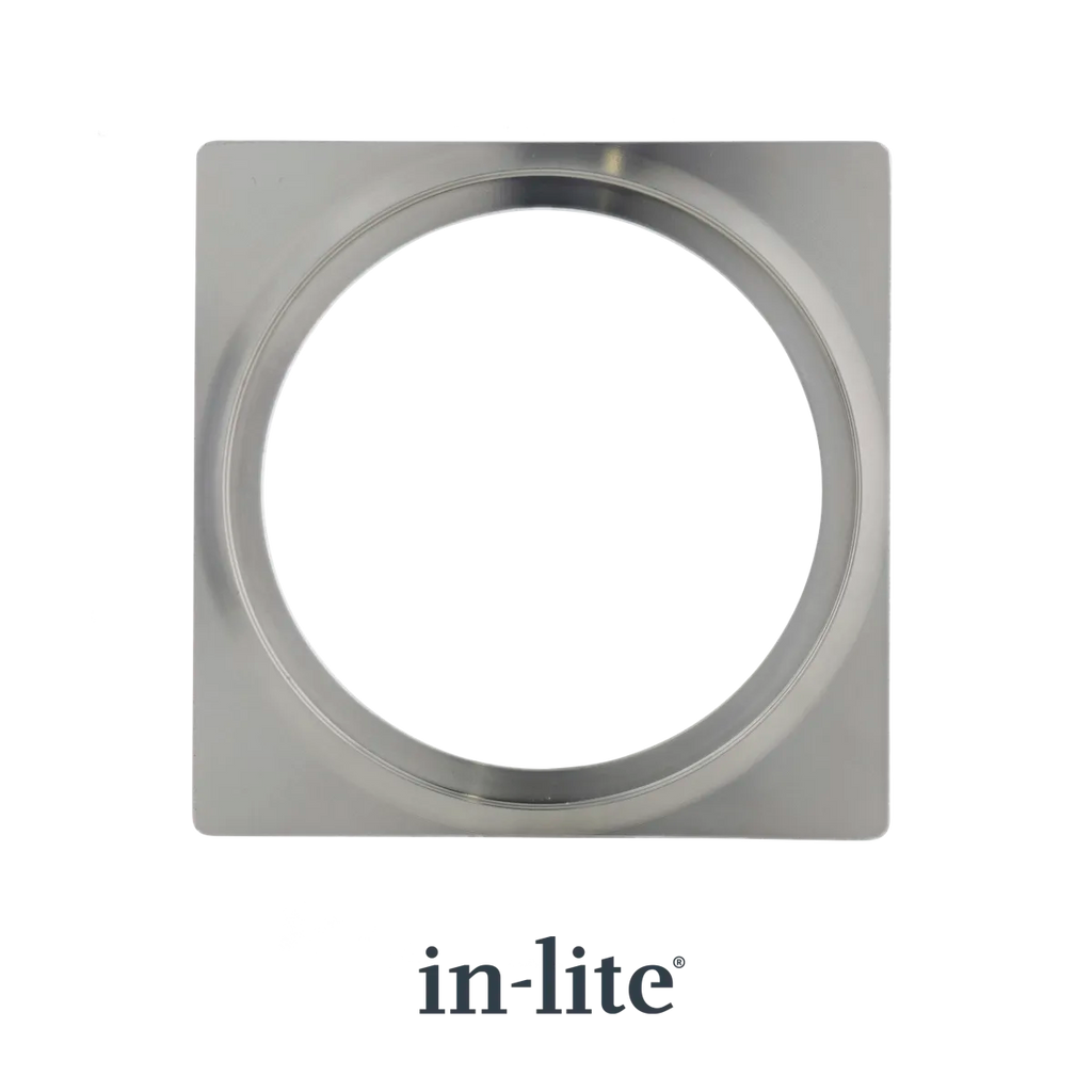 In-Lite PLATE 1 afdekplaat rvs geschikt voor Big Flux - Luna