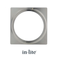 In-Lite PLATE 1 afdekplaat rvs geschikt voor Big Flux - Luna