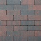 Strackstone Crown GRN+ Dikformaat 21x7x8 vlak wijnrood/antraciet genuanceerd KOMO PL2