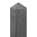 Beton-motiefpaal Schie antra diamantkop 10x10x280cm
