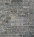 Trommelsteen 20x5x7 grijs/zwart genuanceerd