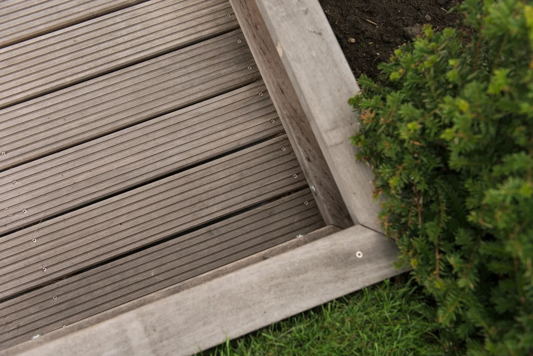 Bangkirai terrasplank v-groeven Premium 1,6x14,5x396cm