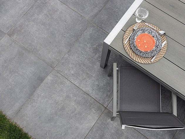mbi onderhoudsvriendelijke tuin geoceramica ambiente antraciet