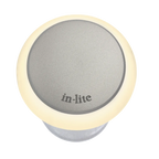 In-Lite Puck 22 LED grondspot 12V - Pearl Grey - Ø 22mm