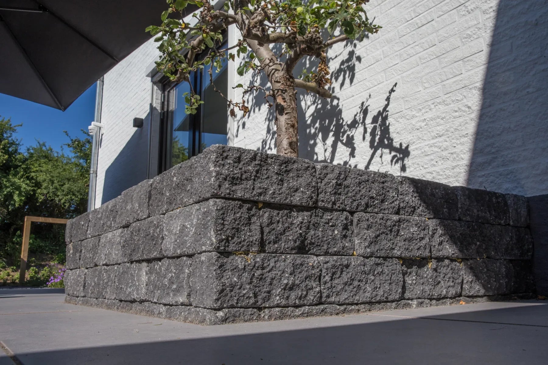 Wallblock Tumble 12x12x30 Antraciet