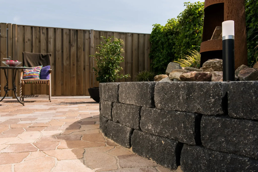 Wallblock Tumble 12x12x30 Antraciet