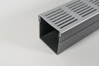 Star Drain Mini 65/60 Lijngoot - Grijs (Aluminium) 100cm
