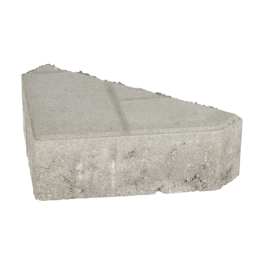 Ecotop Base Bisschopsmuts 29,5x5x19,5x8 normaal facet grijs met schijnvoeg bss KOMO PL2