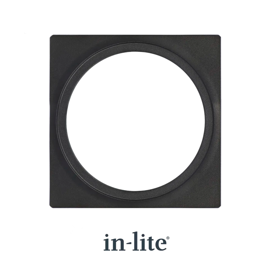 In-Lite PLATE 1 afdekplaat black voor Big Flux - Luna
