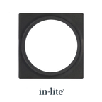 In-Lite PLATE 1 afdekplaat black voor Big Flux - Luna