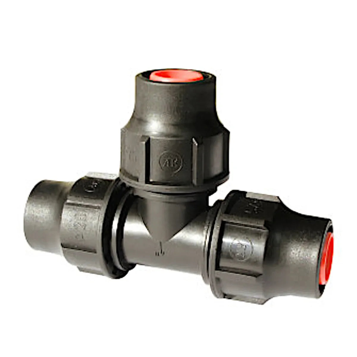 Palaplast T-stuk, 3x klem, 16mm