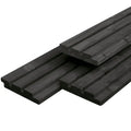 Triple Rhombus Douglas Zwart gespoten Geschaafd 1,9x13x300