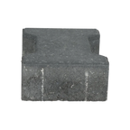 Ecotop Base H-verbandsteen 20x16,4/11,7x8 normaal facet antraciet KOMO PL2