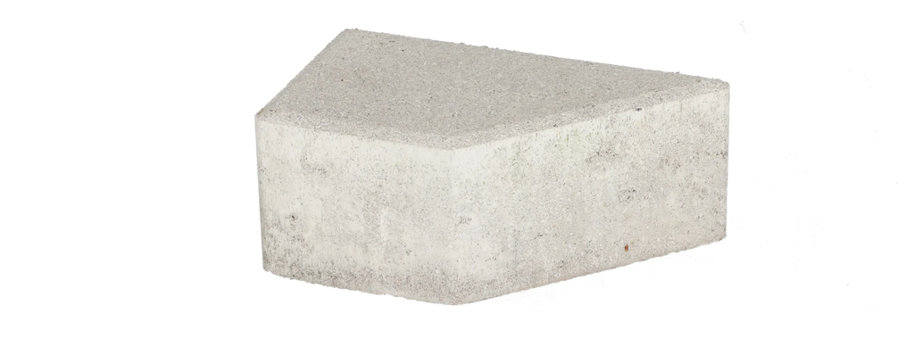Ecotop Base Kepersteen 8cm tbv 21x10,5 normaal facet grijs PL3