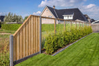 Tuinscherm Breukelen (19+2) Grenen groen geïmpreg.180/90x180