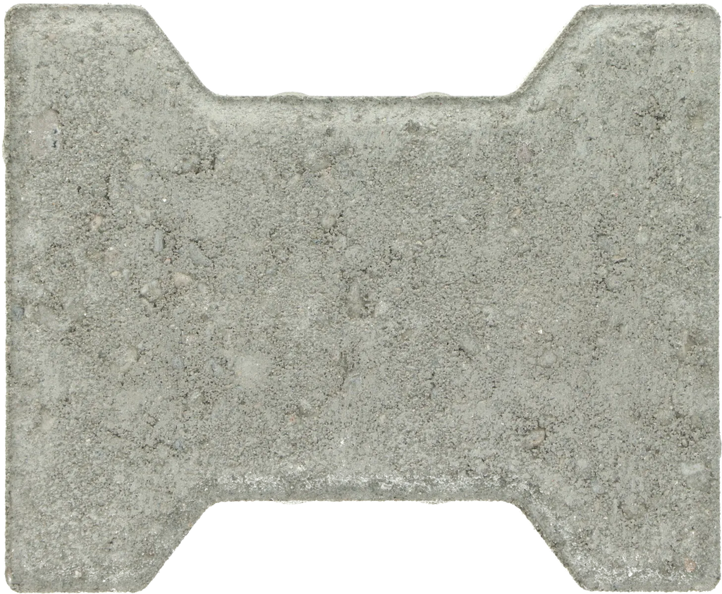 Basicstone H-verbandsteen 20x16,4/11,7x8 normaal facet grijs 1000 KOMO PL1