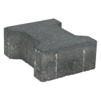 Ecotop Base H-verbandsteen 20x16,4/11,7x8 normaal facet antraciet KOMO PL2