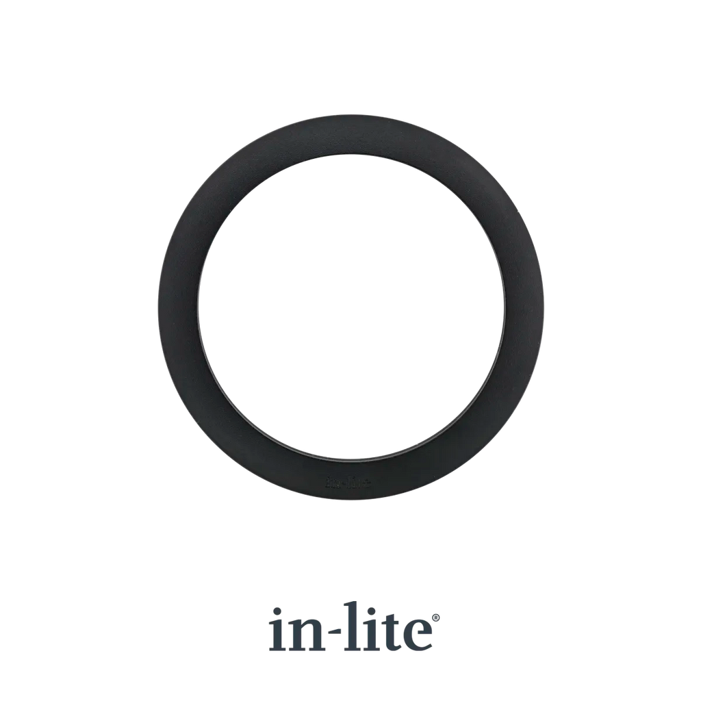 In-Lite RING 68 grondspot accessoire Black voor BOX1-PLATE 1