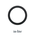 In-Lite RING 68 grondspot accessoire Black voor BOX1-PLATE 1