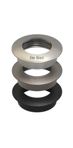 In-Lite RING 28 grondspot accessoire RVS voor DOT22
