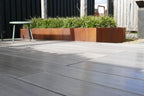Overzetprofiel Muurblok Hoek 17x45x12,8cm Corten