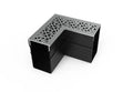 Star Drain 65/100 Hoekstuk - Diamond-Line (RVS-Inox)