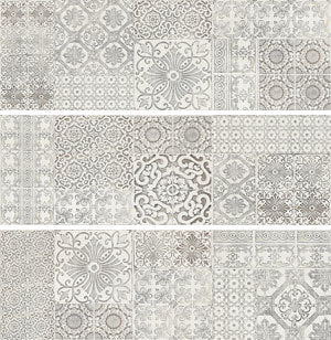 Vinci Mix Decoro Satinato 25x75 keramische decortegel