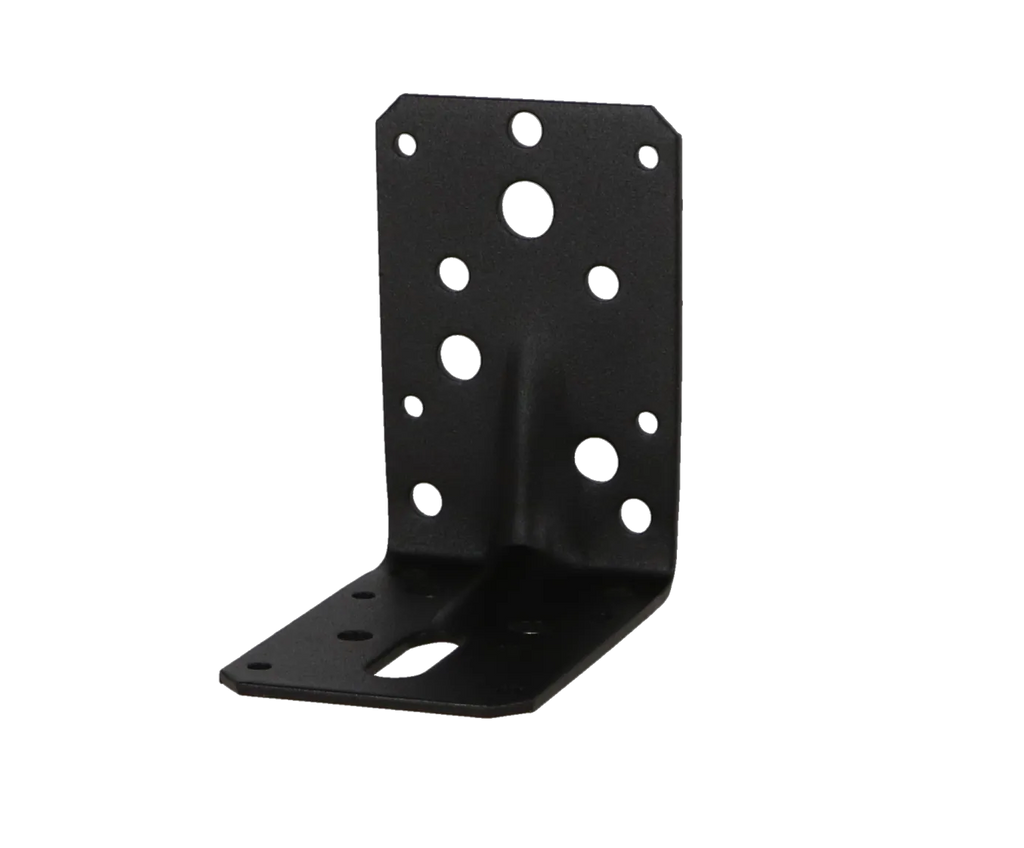 Hoekanker m/ril 90x90x60mm zwart TXT p/stuk