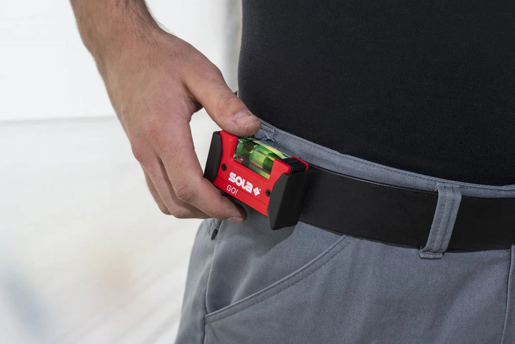 SOLA Compacte waterpas GO! magnetic met clip