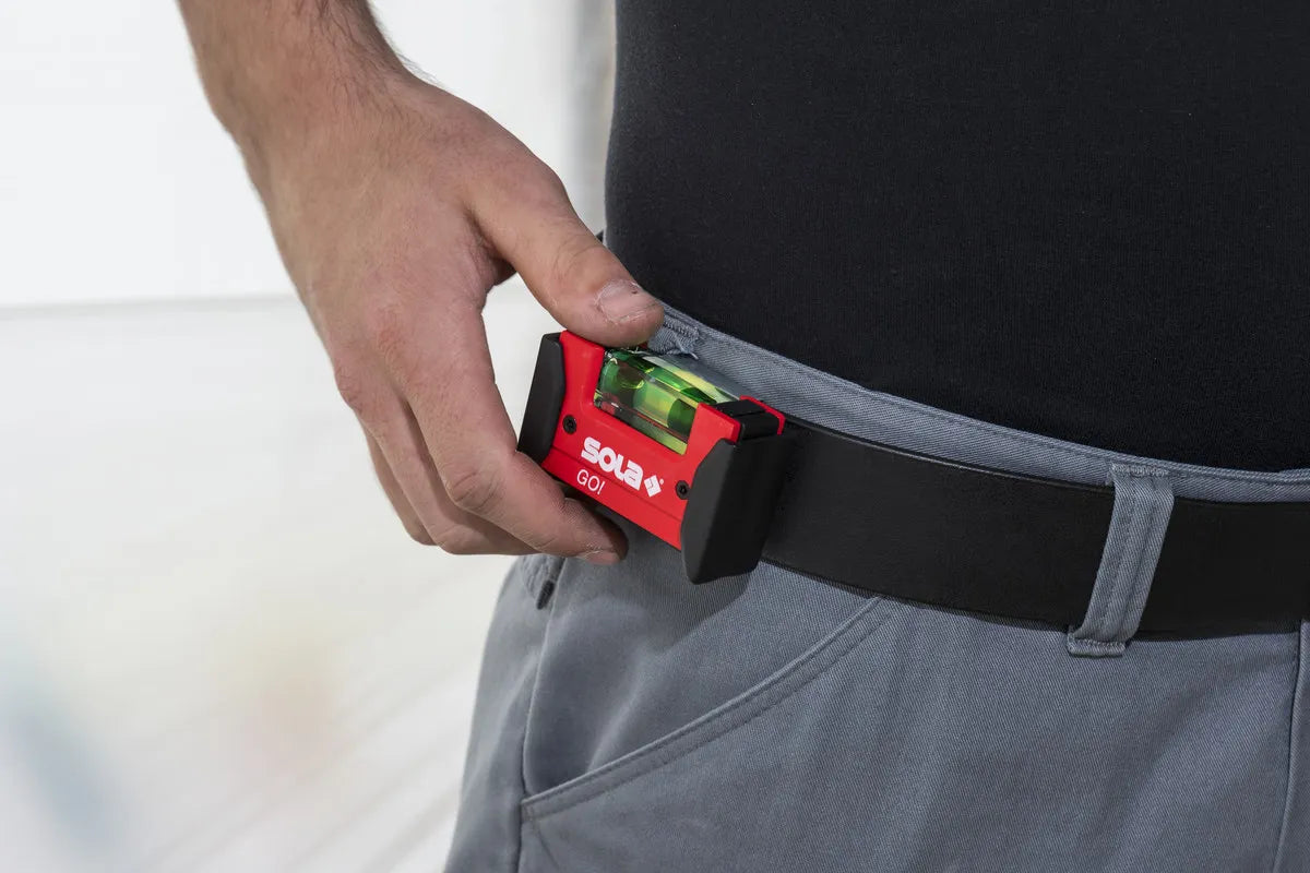 SOLA Compacte waterpas GO! magnetic met clip