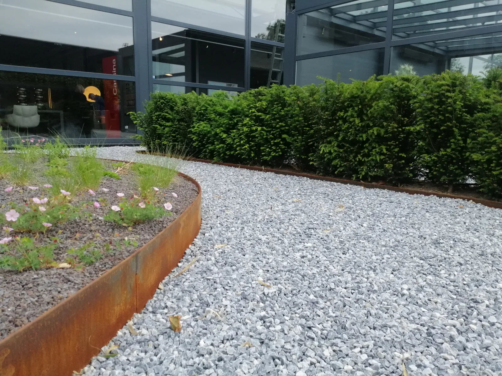 Flexline Corten 15cm L=220cm
Incl. 3 verzinkte pennen 35cm