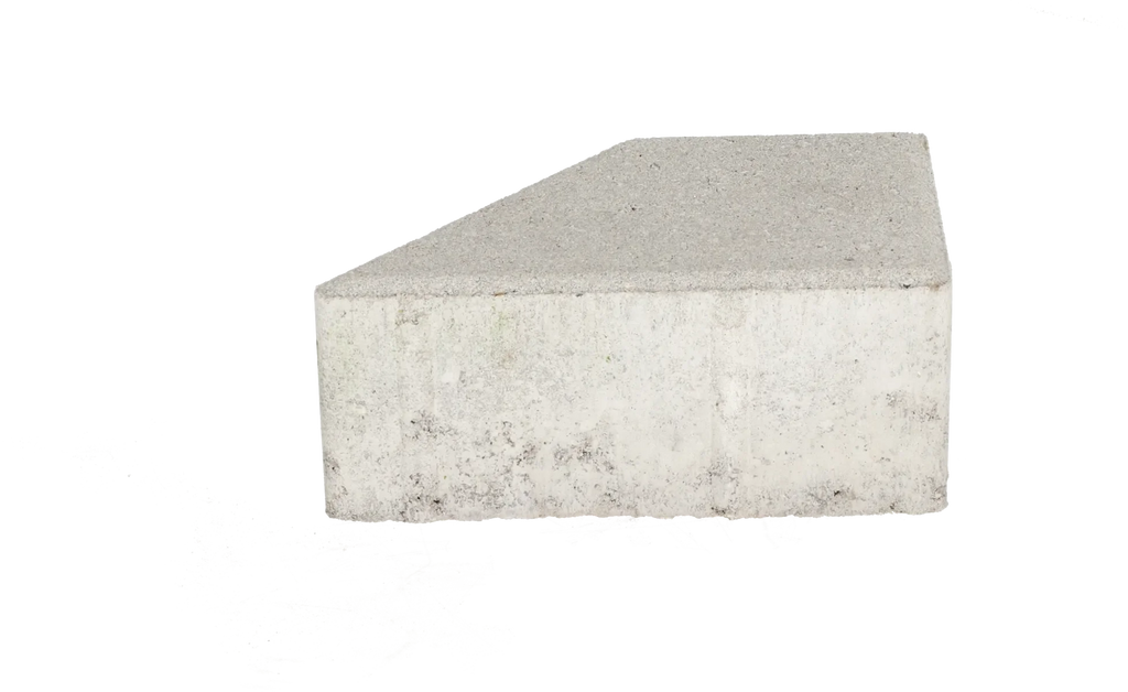 Ecotop Base Kepersteen 8cm tbv 21x10,5 normaal facet grijs PL3