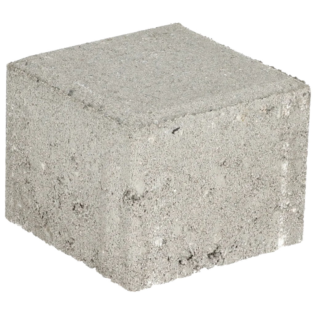 Ecotop Base Halve bss 10,5x10,5x8 normaal facet grijs KOMO PL2
