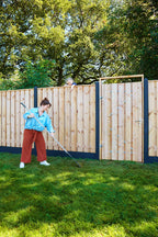 Beton-paal IJssel antraciet diamantkop 10x10x280cm T-model