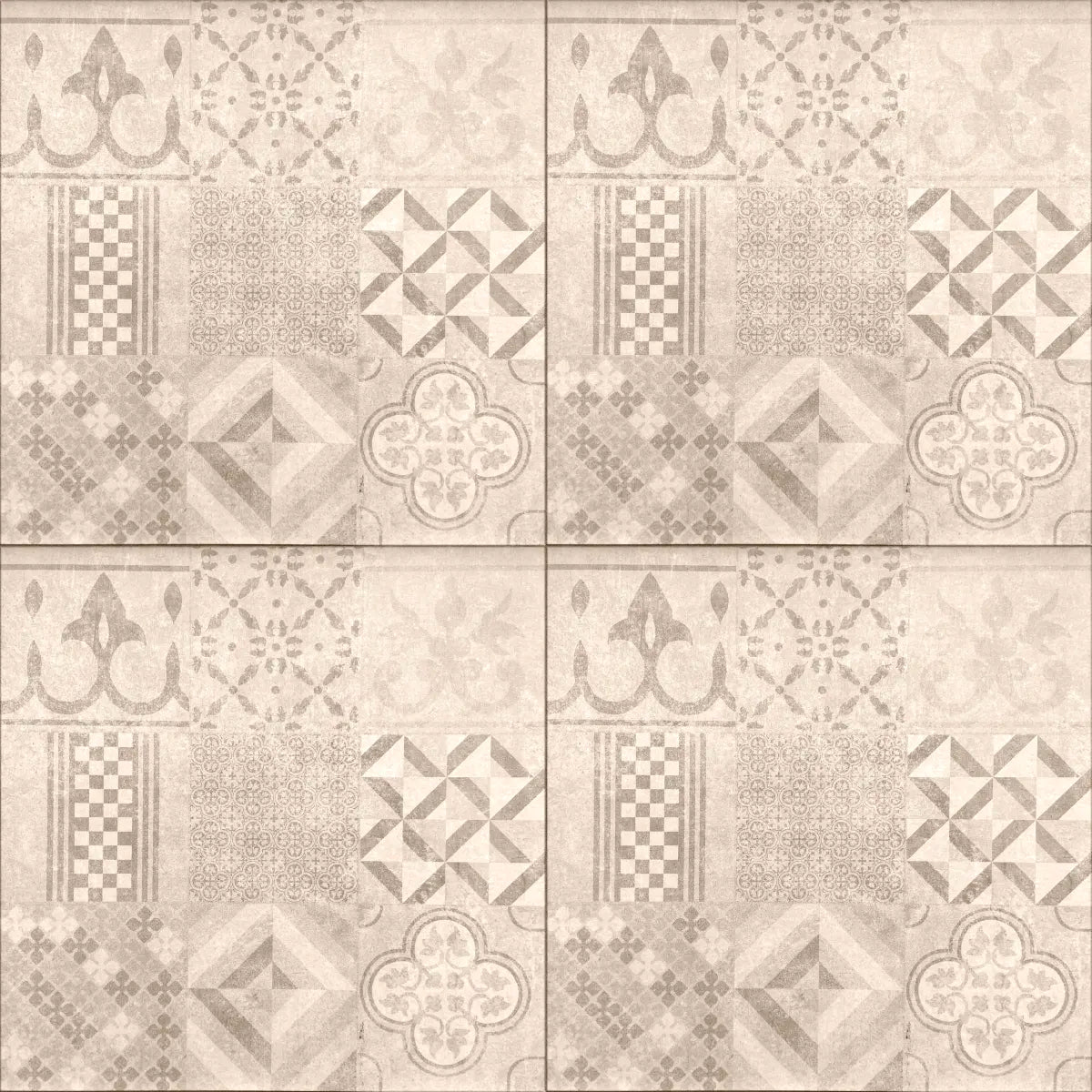 Ceramiton Titan 60x60x4cm Mosaïc Beige