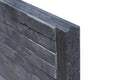 Beton-motiefplaat Schie antraciet H36xD4,8xL184cm leisteen