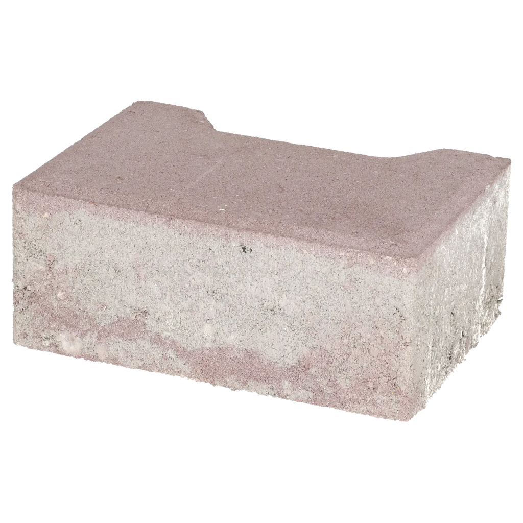 Ecotop Base Randsteen 20x13,4/11,5x8 normaal facet heidekleur KOMO PL2