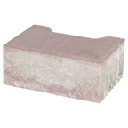 Ecotop Base Randsteen 20x13,4/11,5x8 normaal facet heidekleur KOMO PL2