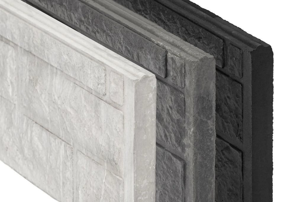 Beton-motiefplaat Reest gecoat H36xD4,8xL180cm rotsmotief