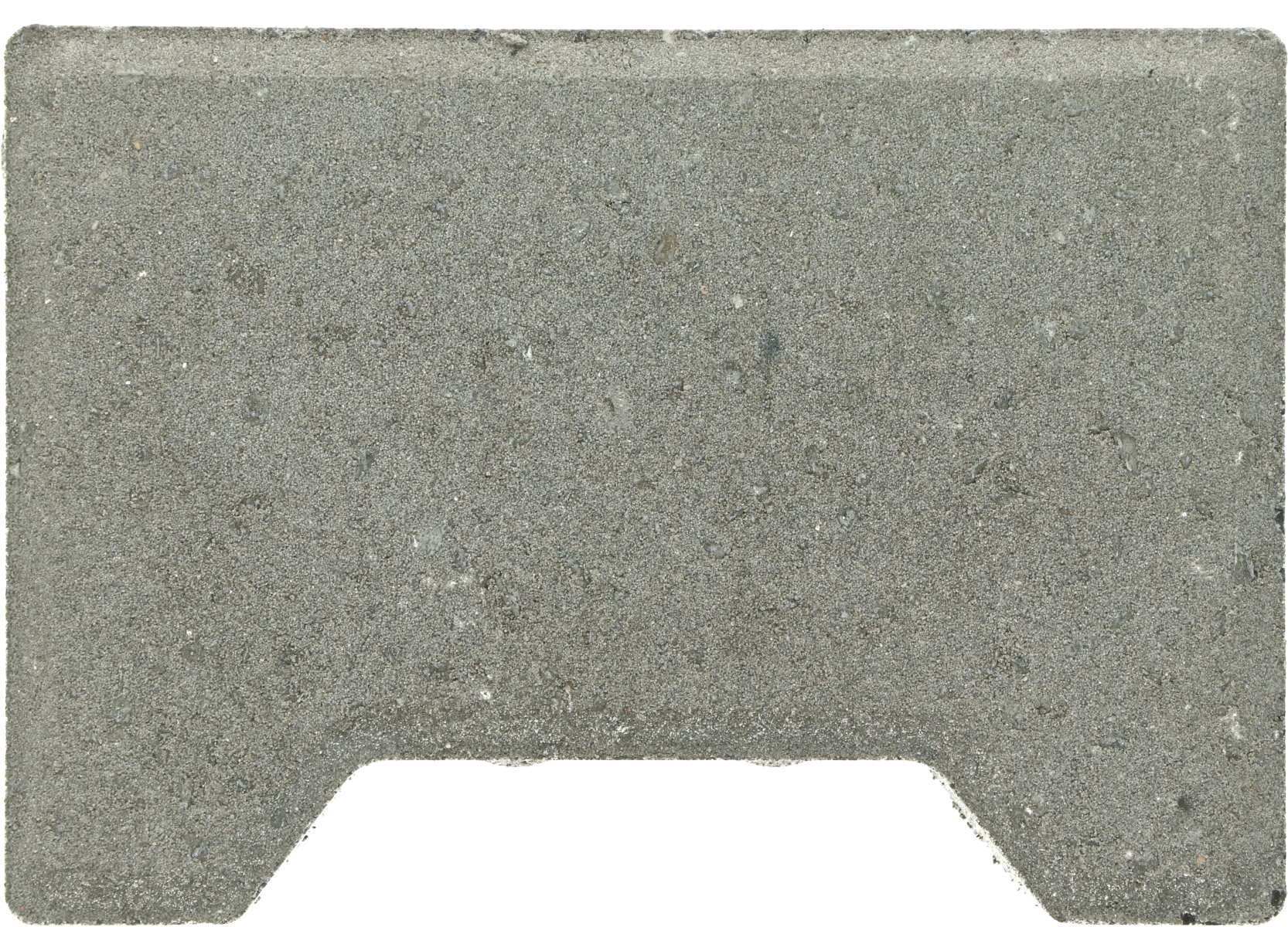 Ecotop Base Randsteen 20x13,4/11,5x8 normaal facet grijs KOMO PL2