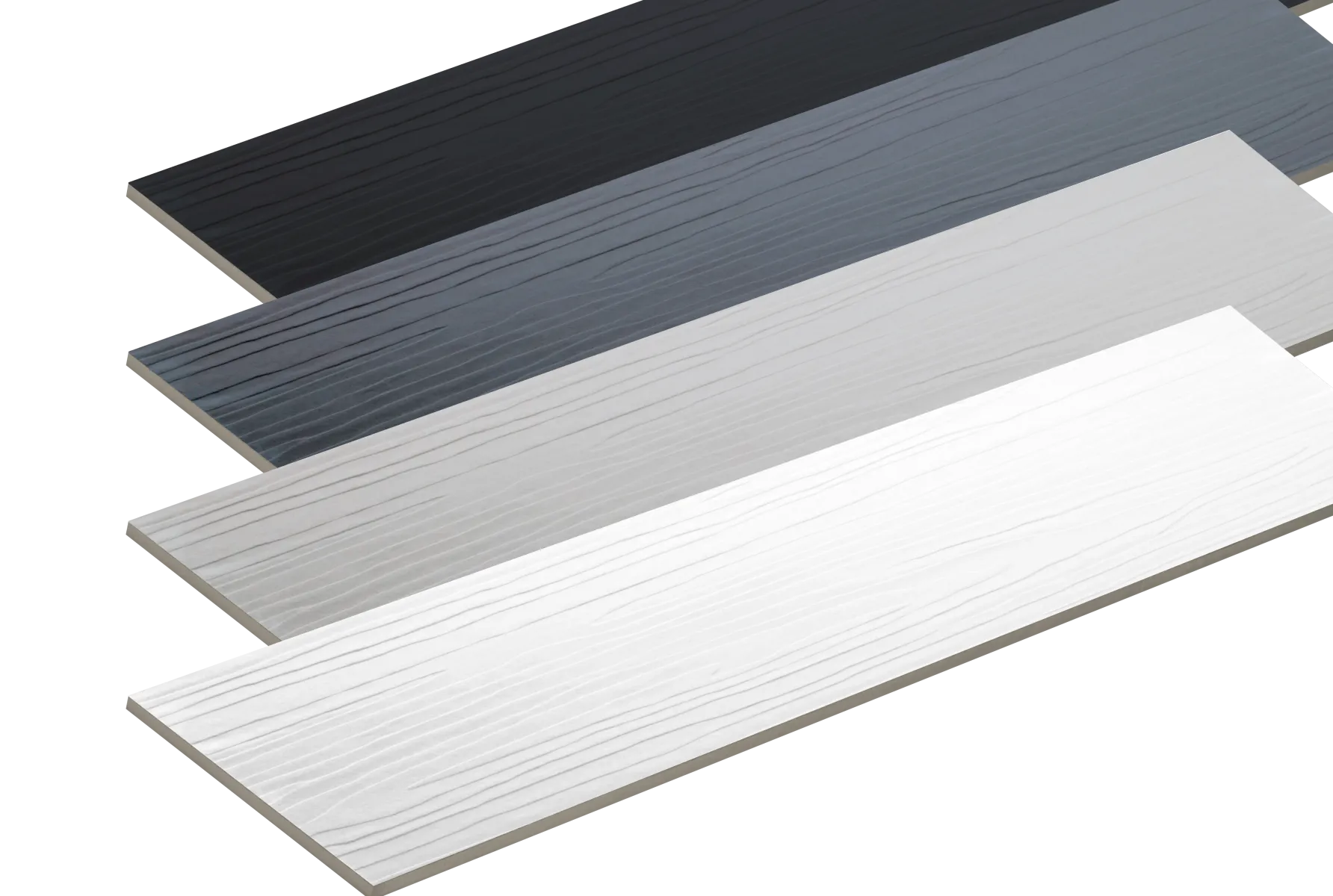 Cementvezel Plank Houtlook Wit 300x20x0,8cm