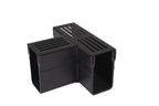 Star Drain 65/100 T-stuk - Premium Zwart (Aluminium)