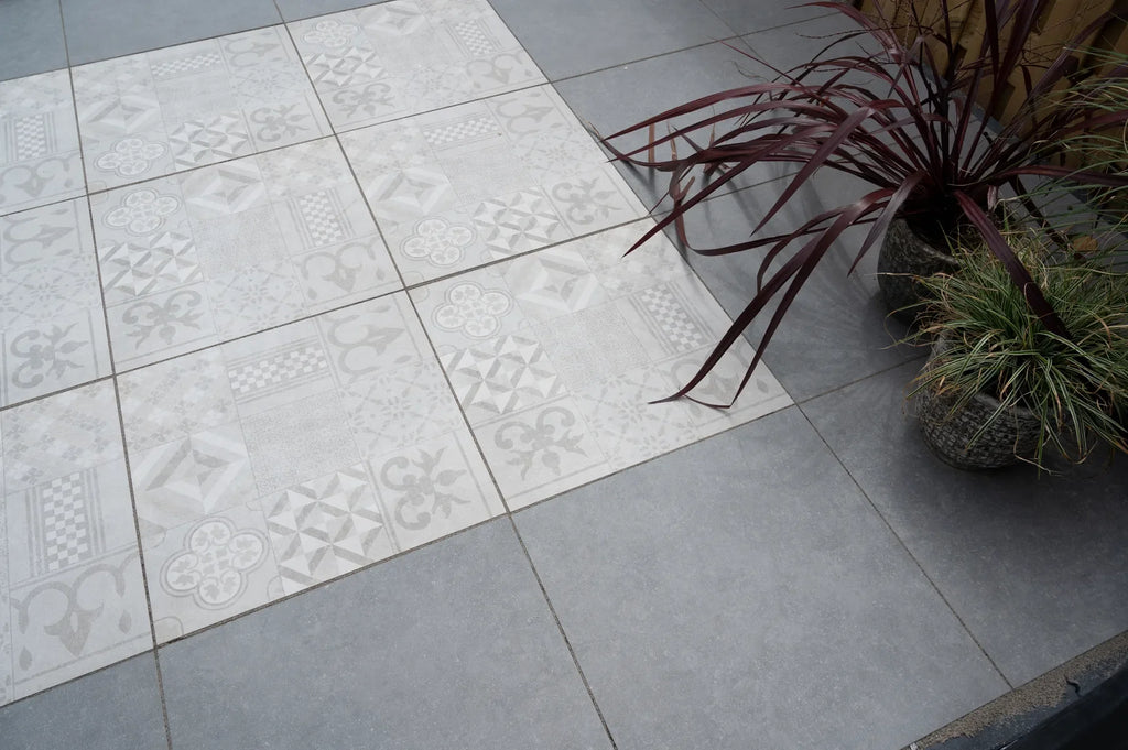 Ceramiton Titan 60x60x4cm Mosaïc Silver
