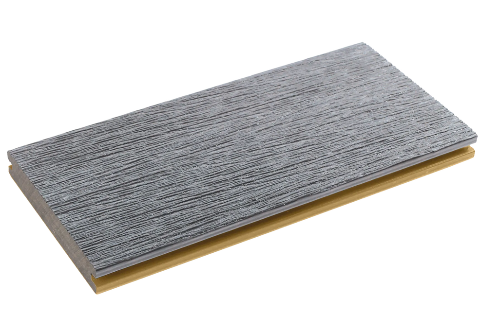 WPC Terrasplank Massief Vintage 2,3x13,8x400cm Lunar Grey/Ce