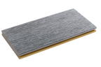 WPC Terrasplank Massief Vintage 2,3x13,8x400cm Lunar Grey/Ce