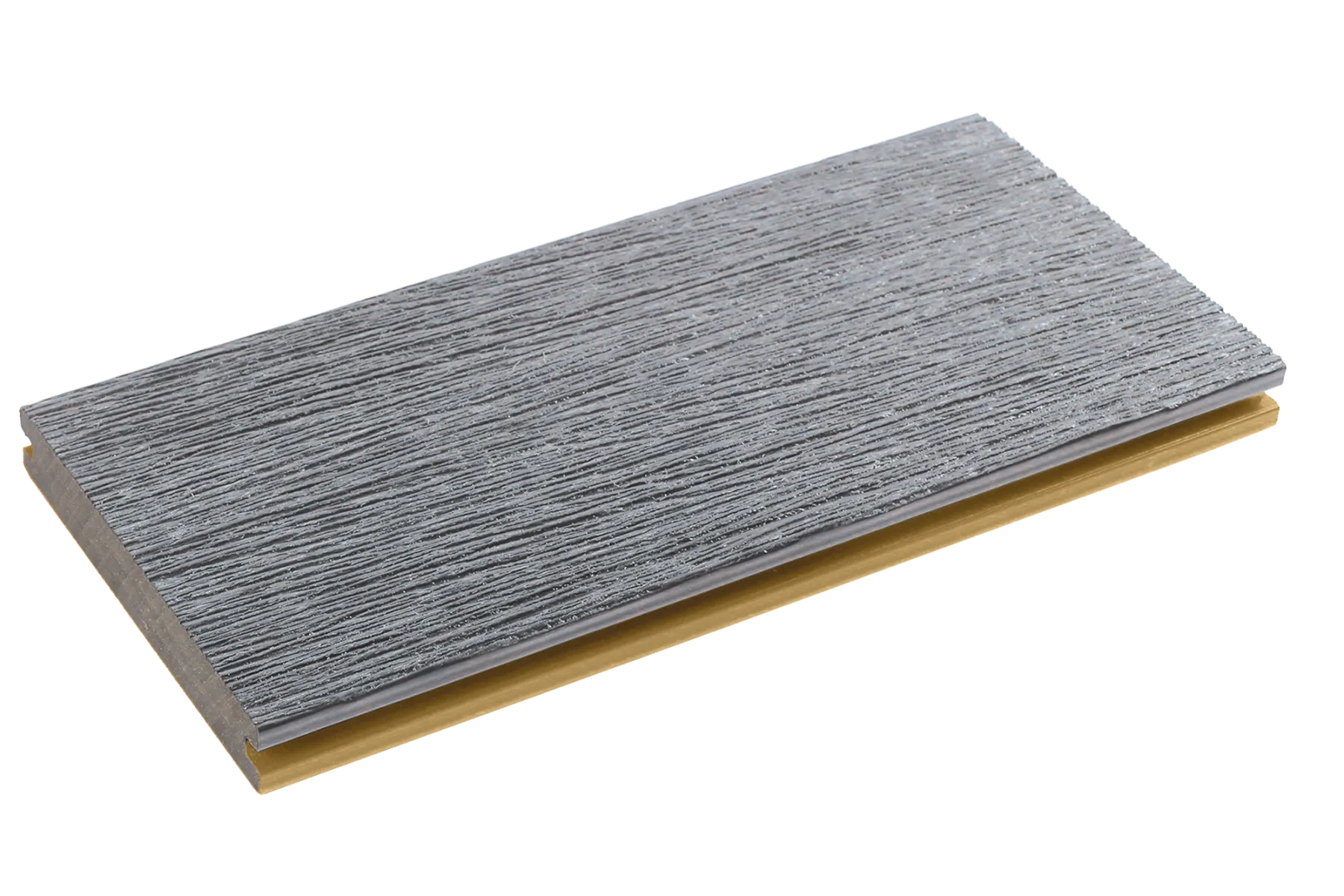 WPC Terrasplank Massief Vintage 2,3x13,8x400cm Lunar Grey/Ce