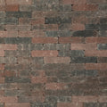Trommelsteen 20x5x7 rood genuanceerd