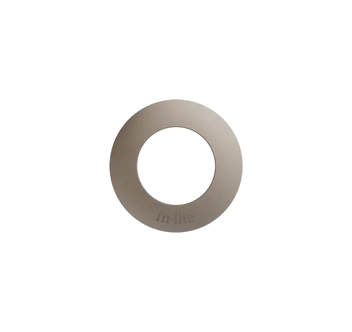 In-Lite RING 28 grondspot accessoire Pearl Grey voor DOT22